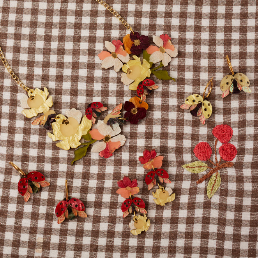 Summer Floral Statement Necklace