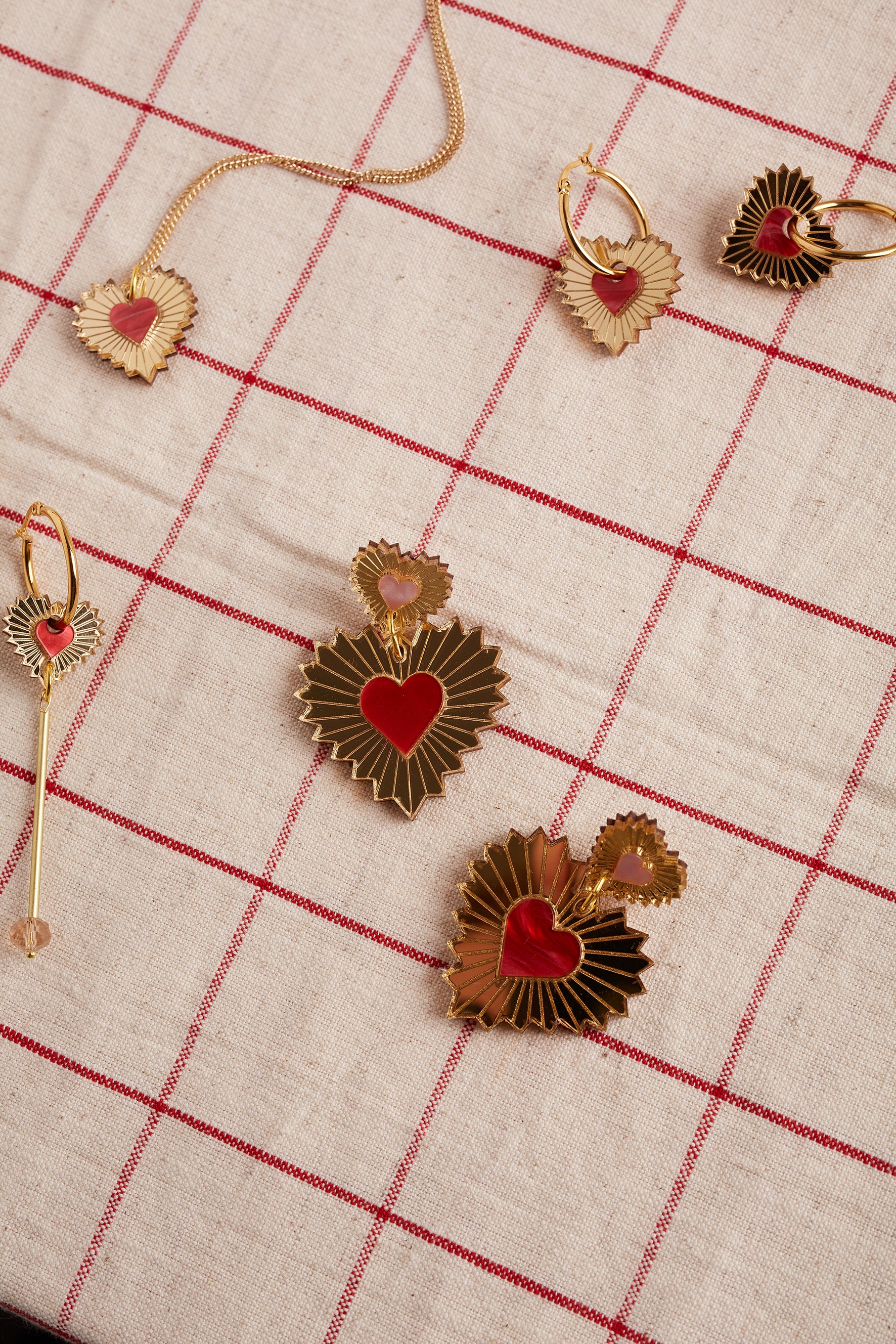 Statement Heart Earrings