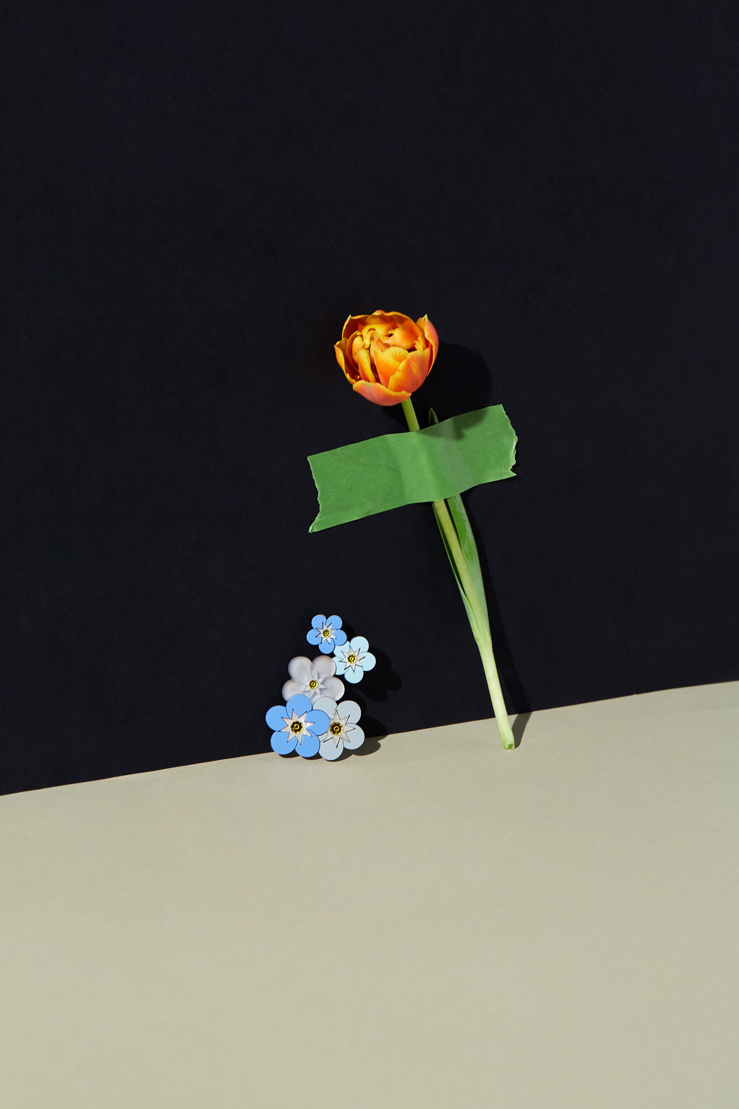 Forget Me Not Statement Brooch