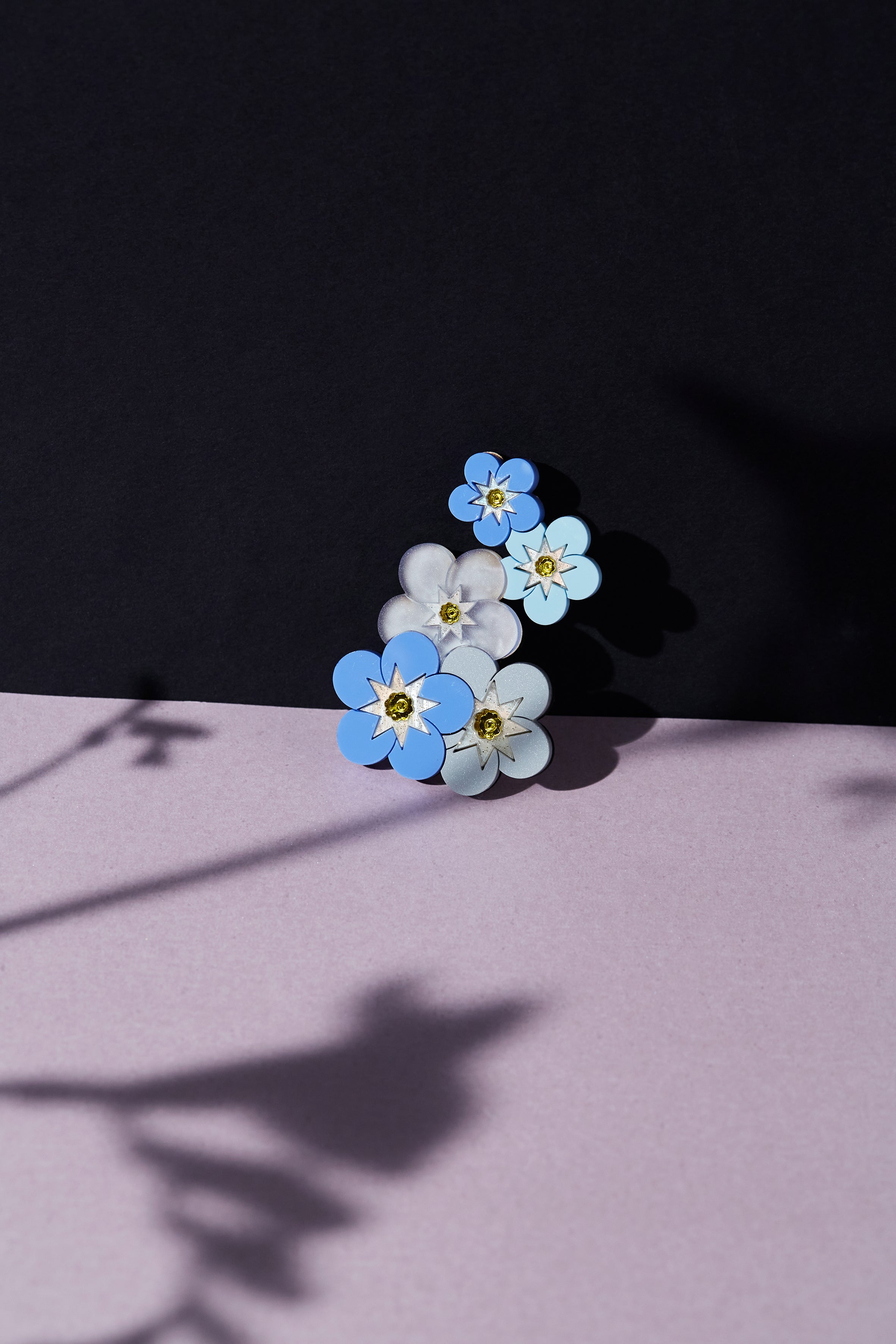 Forget Me Not Statement Broche