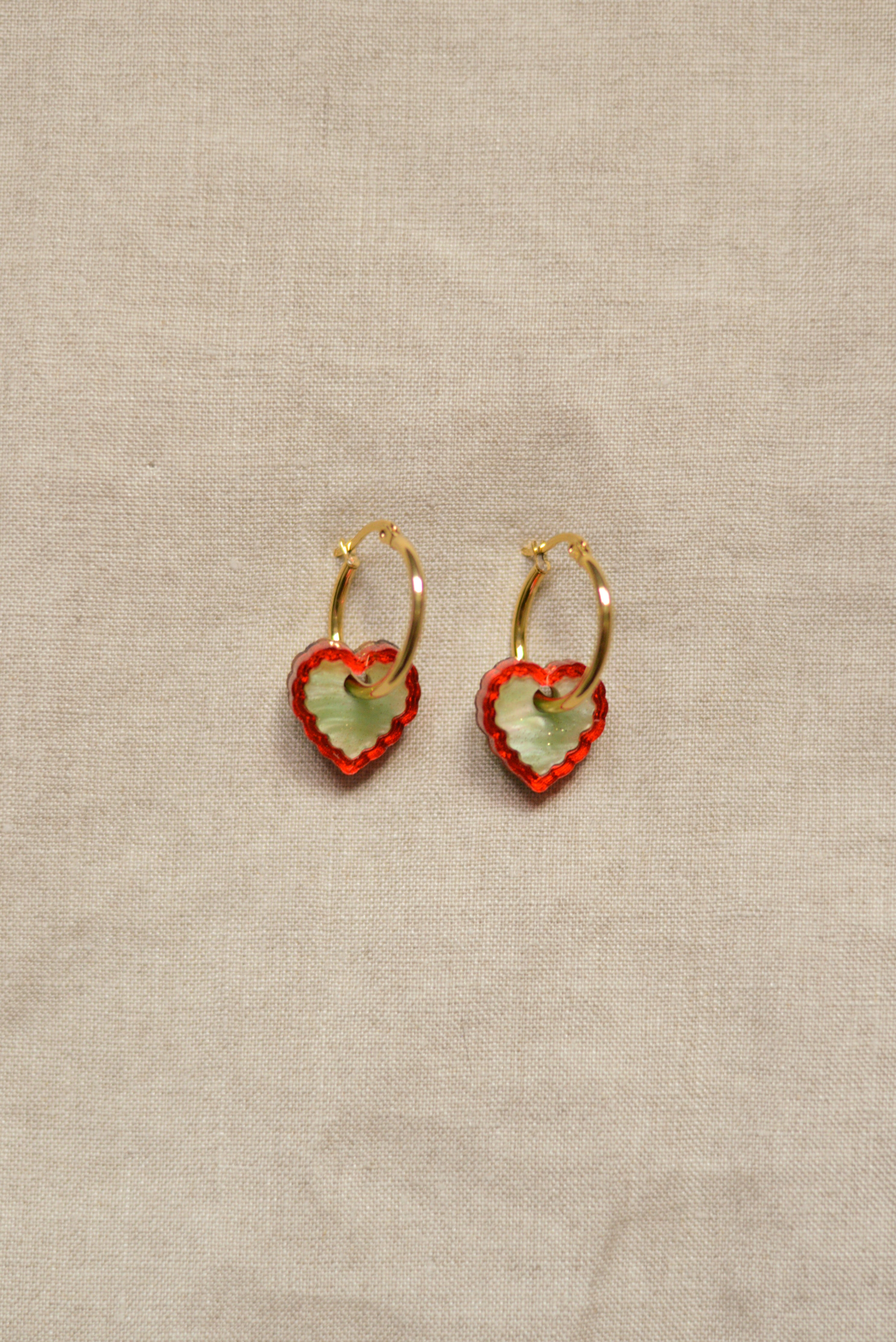 Limited Edition Heart Hoop Earrings