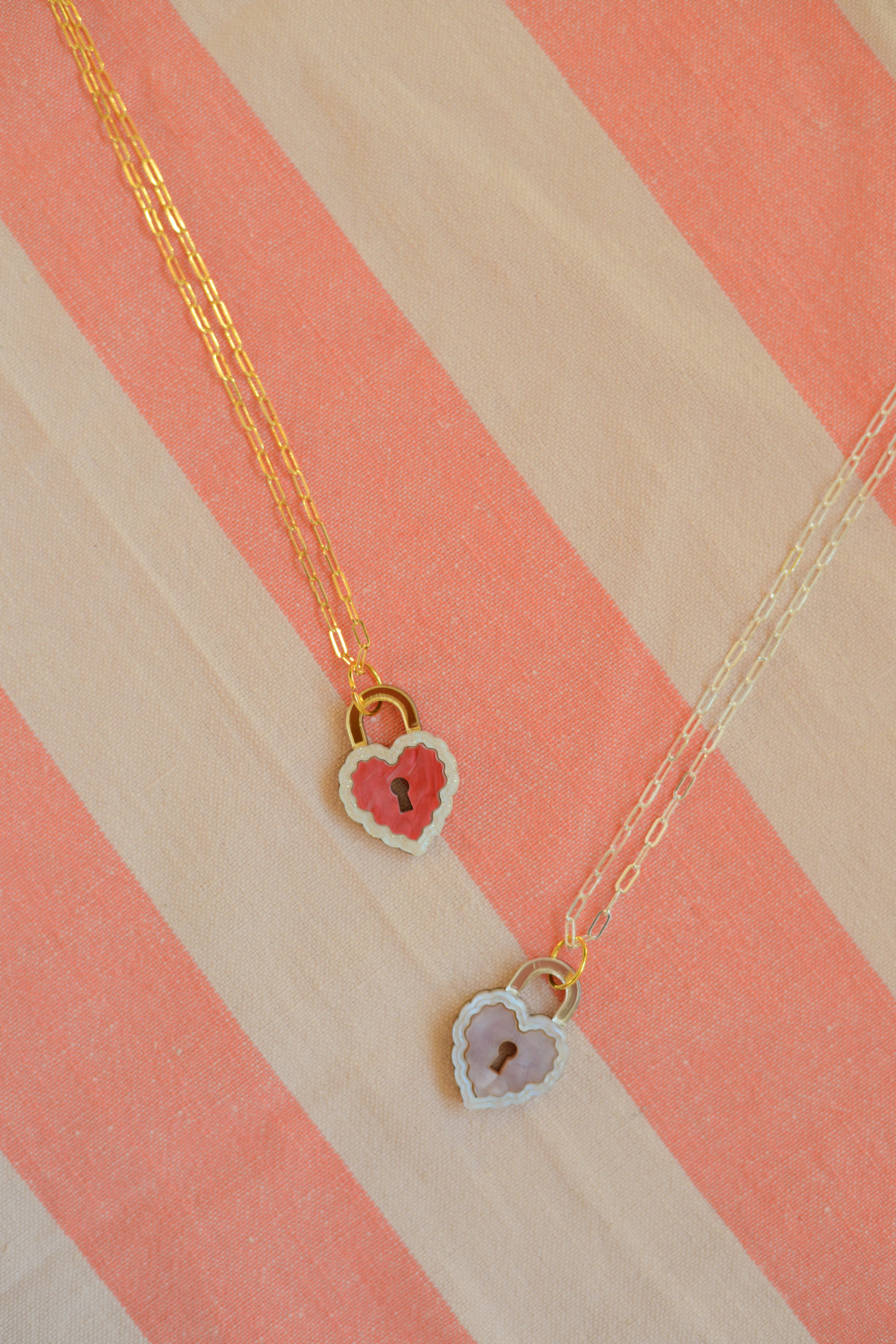 Locket Necklace RED