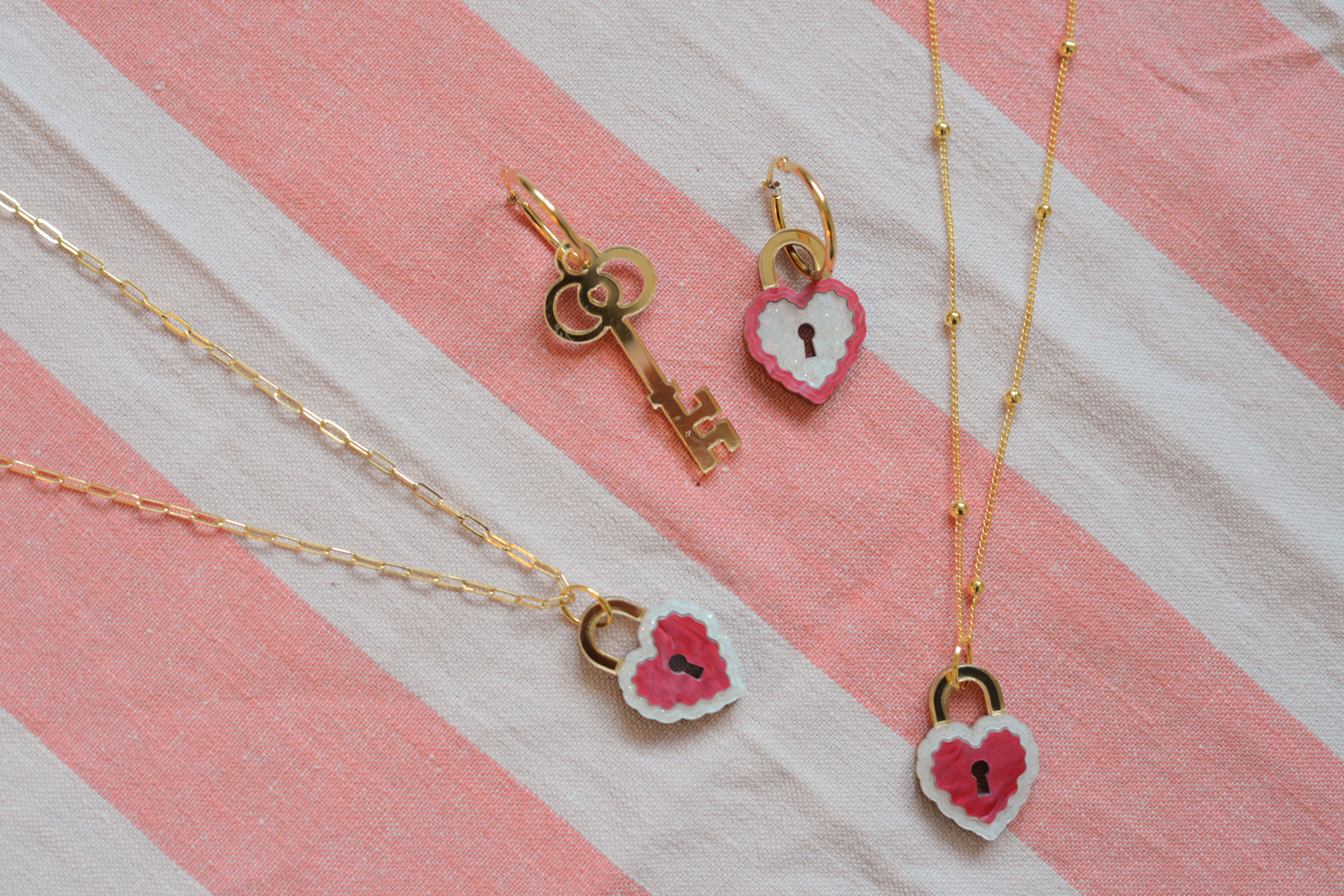 Locket Necklace RED